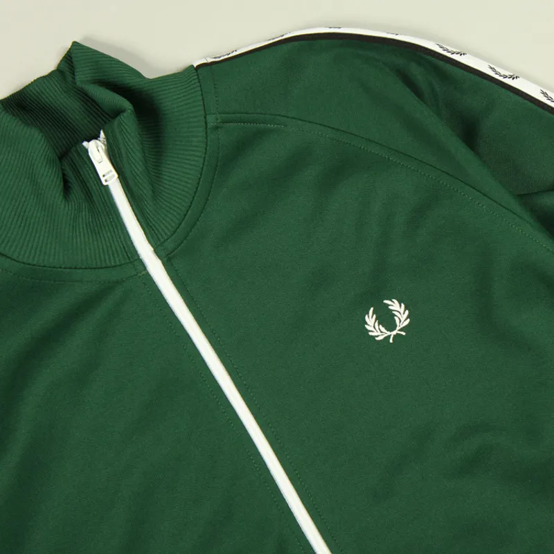 Fred Perry Taped Track Jacket - Ivy-1